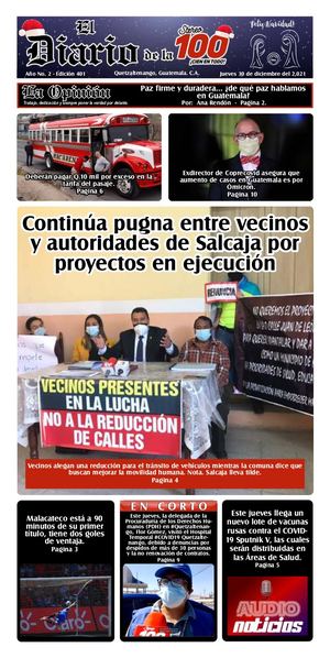 El Diario De La 100 Diseño Edicion 401 30 12 2021 D