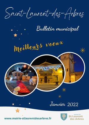 Bulletin Municipal Saint-Laurent-des-Arbres - Janvier 2022