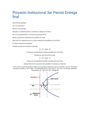 Proyecto Institucional 3er Parcial Entrega Final