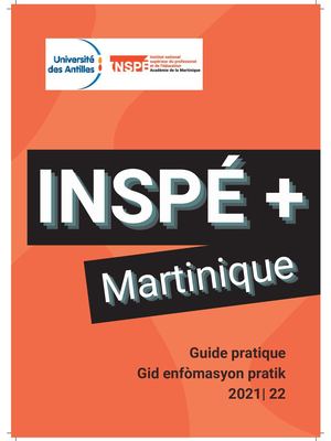 Guide D'information M1 Meef EEd Cpe
