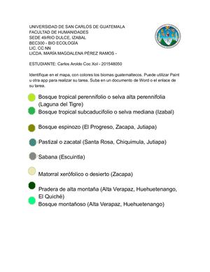Biomas De Guatemala Carlos Xol 201548050