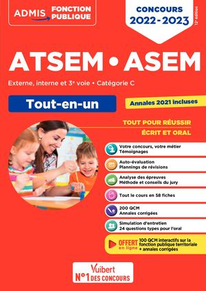9782311212747 Extrait -  Concours ATSEM et ASEM - Catégorie C - Tout-en-un
