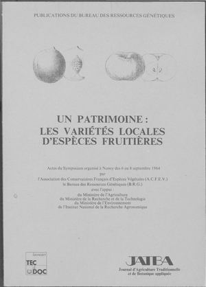 Un Patrimoine Les Varietes Locales D'especes Fruitieres