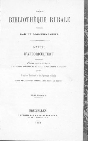 Manuel D'Arboriculture