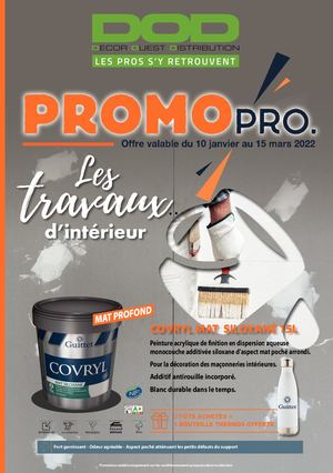 Promo Pro Janvier/Mars