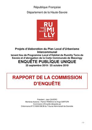 0_4C_Rapport Enquête Publique PLUi H