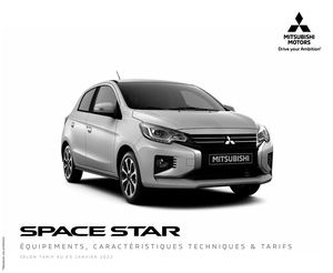 MITSUBISHI SPACE STAR (MY22) - Fiche Technique (2022 01).