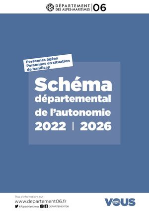 Schéma départemental de l'autonomie 2022-2026