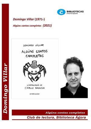 Algúns contos completos, de Domingo Villar