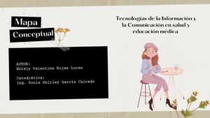 Mapa Conceptual Tics Tecnologías De La Información Y La Comunicación En Salud Y Educación Médica