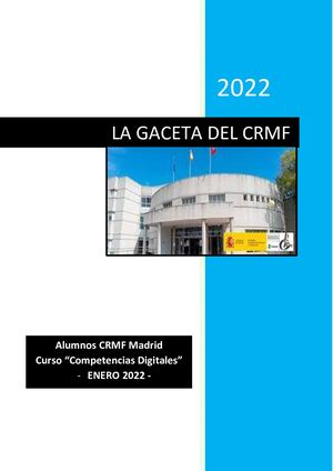La Gaceta del CRMF (Borrador)