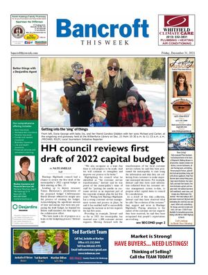 Bancroft This Week December 31, 2021