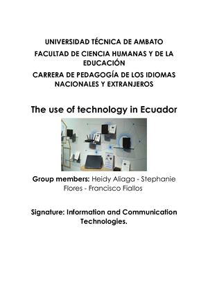 Guia Pae Technology In Ecuador
