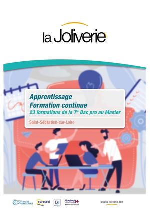 Plaquette - Formations en apprentissage