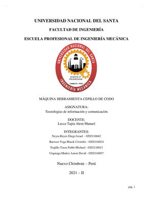 Máquina Herramienta Cepillo de Codo