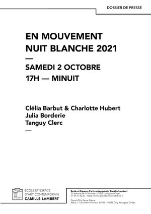 Dossier de presse "Nuit Blanche 2021"