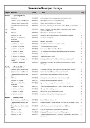 Toscana rassegna stampa 07.01.2022