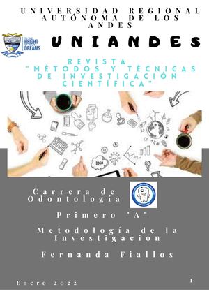 Métodos Y Técnicas E Investigación Científica