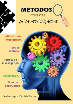 Métodos y técnicas de la investigación.