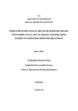 Sosyal Bilgiler Öğretim Programı