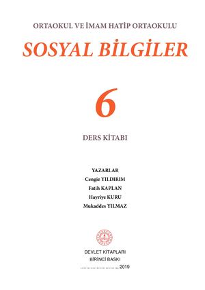 6. Sınıf Sosyal Bilgiler Öğretim Programı