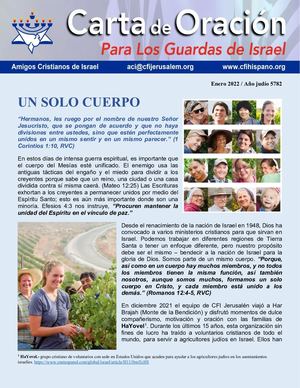 01-2022 Oración por Israel