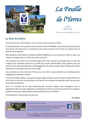 FEUILLE DE L'YERRES N°61