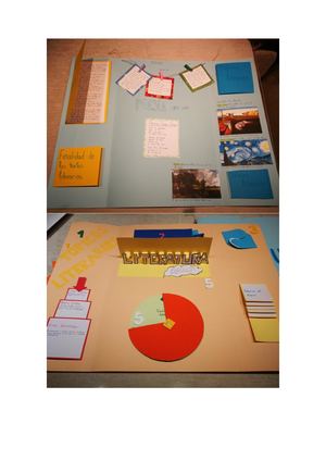 Descubriendo La Literatura Un Lapbook Para Aprender