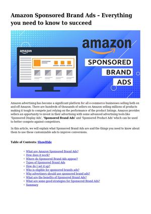 Calaméo - Amazon Sponsored Brand Ads – Everything you need to know to ...