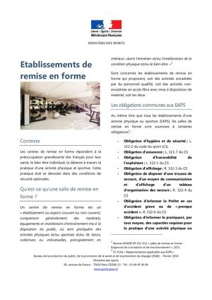 Fiche Salle Remise En Forme Accès Libre Docx