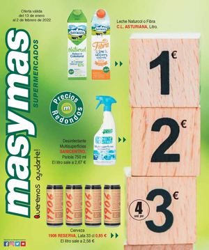 Oferta Válida Del 13 De Enero Al 2 De Febrero De 2022 Masymas Supermercados