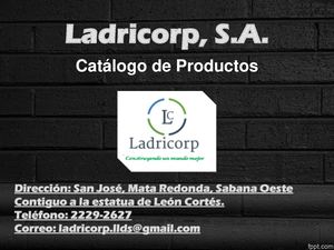 Catálogo De Productos Ladricorp