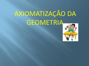 Axiomatização