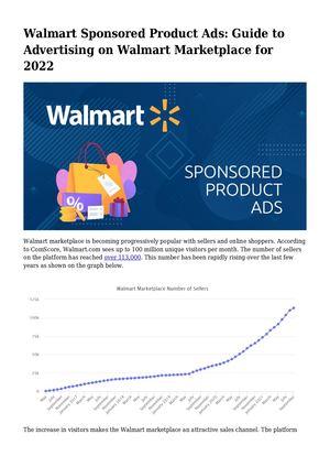 Walmart Sponsored Product Ads: Guide to Advertising on Walmart Marketplace for 2022
