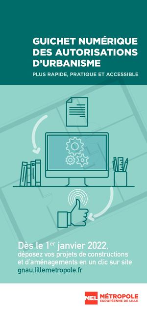 Flyer Urbanisme via la plateforme GNAU