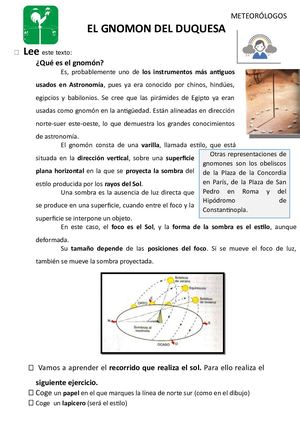 4 Información Gnomon