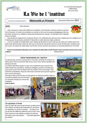 Journal Nov Dec 2021