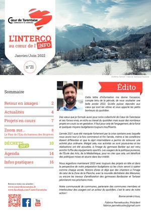 L'INTERCO AU COEUR DE L'INFO N°21 Janvier/Juin 2022