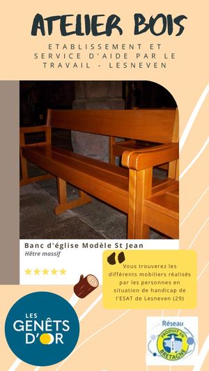 Bancs D'église Esat Lesneven