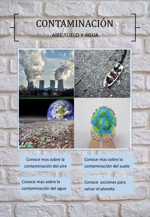 Tipos de contaminación