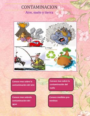 tipos de contaminacion