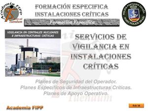 IC70 - Planes De Seguridad En Instalaciones Criticas