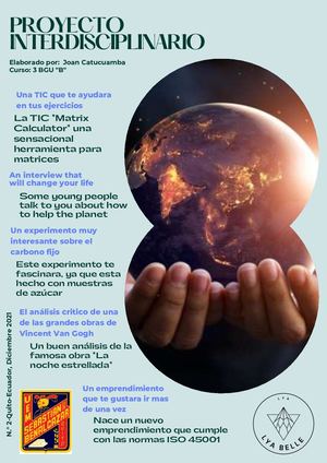 Revista Joan Catucuamba 3bgub Proyectos Interdisciplinarios