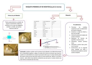 Organizador Grafico Primera Ley De Newton