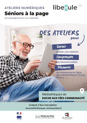 Séniors à la page ! 2e session - Ateliers numériques sur tablette