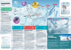 Plan des sentiers piétons - Hiver 20/21