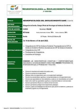 2022 02 14 Neuropsicología Envejecimiento Sano