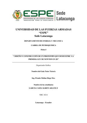 Organizador Gráfico Maqueta En 2d