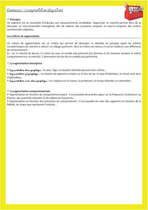 Fiches Ressources Connaître son client