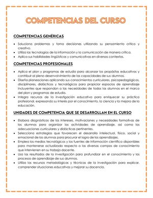 Competencias Del Curso